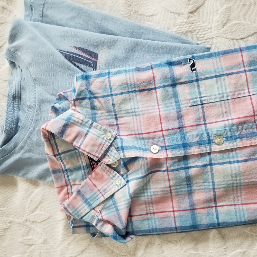 Great colors, classic Vinyard vines button down: l